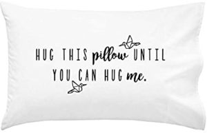 Pillow that states Hug Me